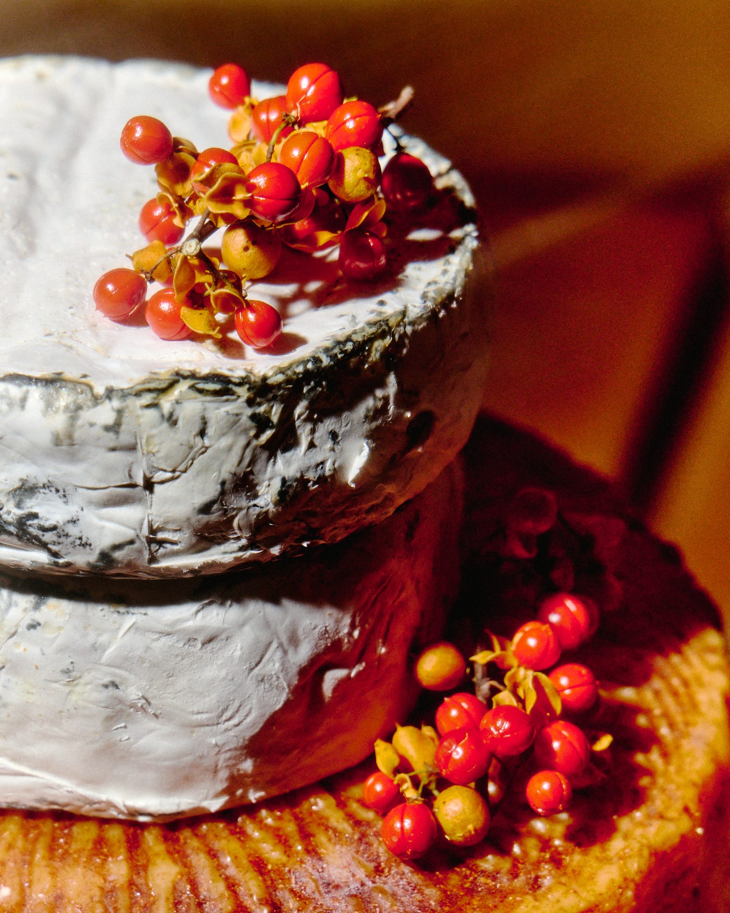 Cake of cheese