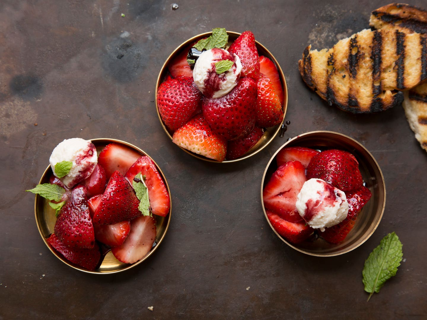 Strawberries with Wine